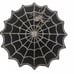 Nicole Miller Beaded Halloween Spiders web Charger 2 Placemats Spooky Spiderweb