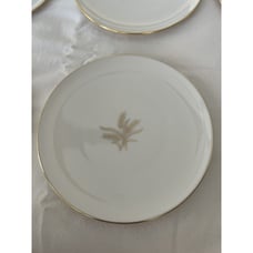 Lenox Wheat Bread Plates 6 1/4” Set Of 6 Plates R 442 Gold Trim