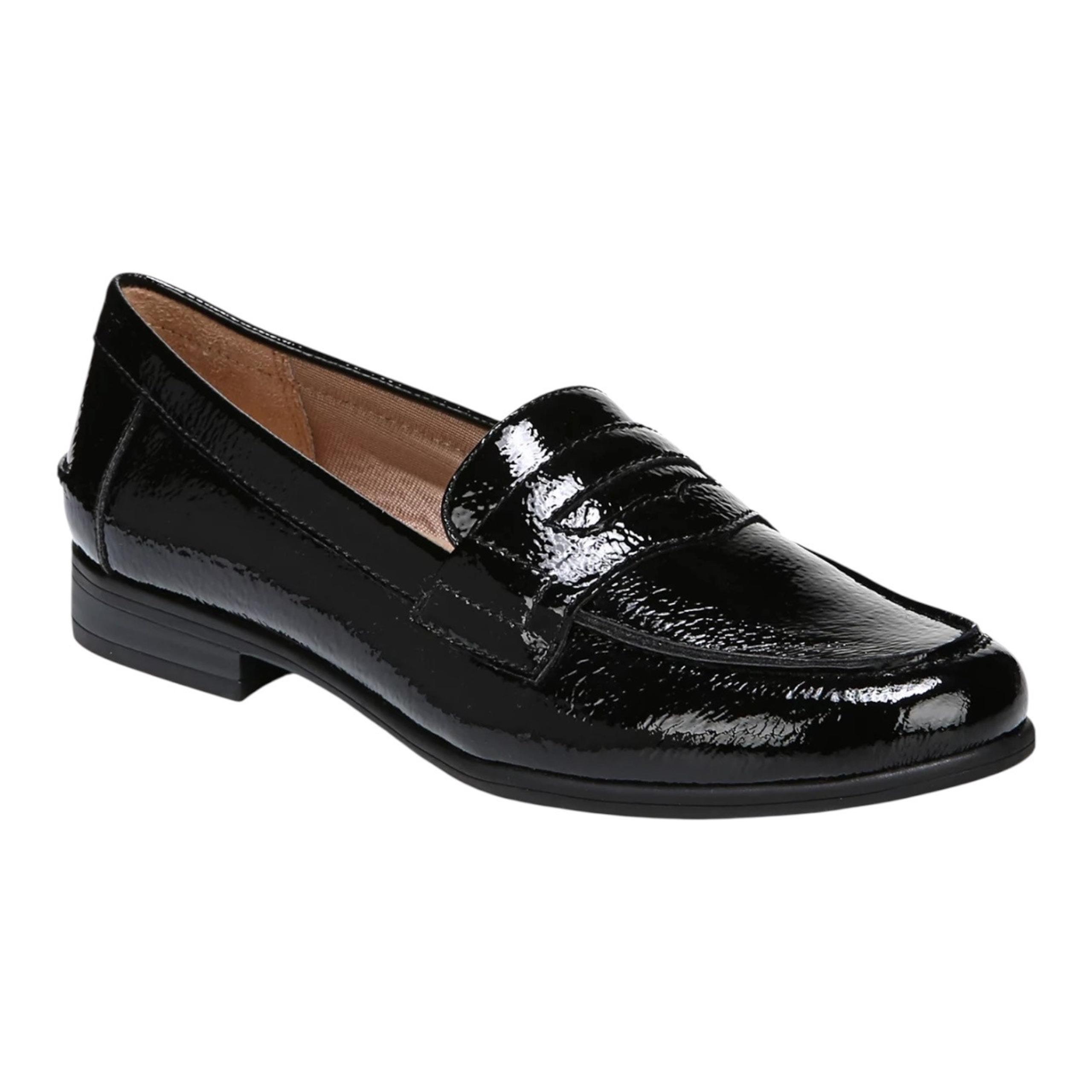 LifeStride Women's Madison Slip On Penny Loafers Black Size 11 W