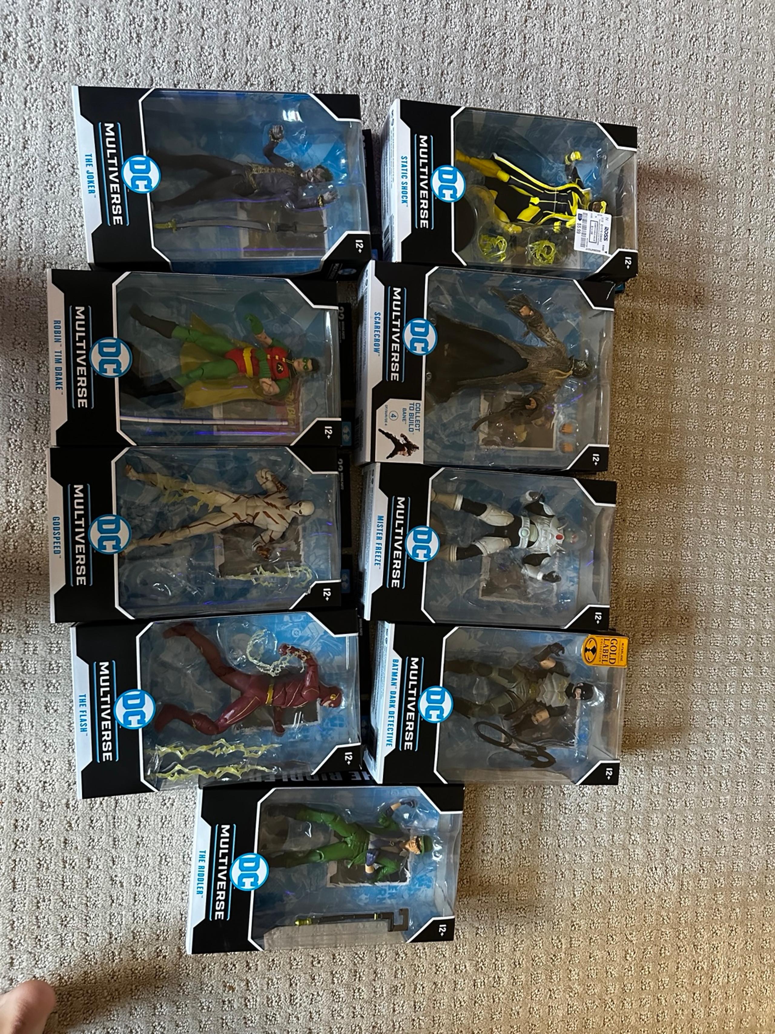 McFarland Dc multiverse figures x9
