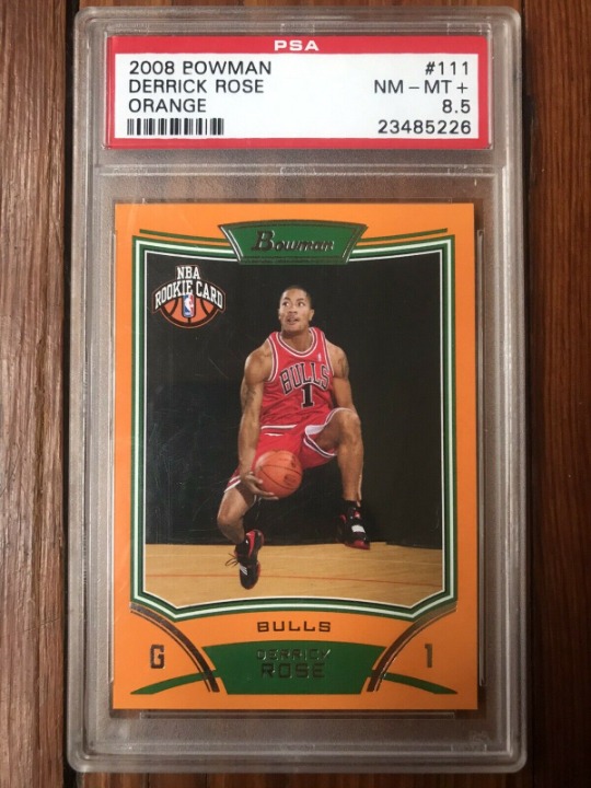 PSA Derrick Rose Bowman Orange Rookie RC