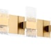Gold Modern 3 Light Vanity Fixture Glam LED Light New