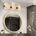 Gold Modern 3 Light Vanity Fixture Glam LED Light New