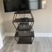 Set of 3 Woven Storage Basket Bin Wicker Hamper Stackable Box with Lid & Lock