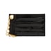FRAME Black Cardholder with Gold Chain