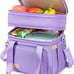 Lunch Box for Men Women - Double Deck Insulated Lunch Bag, Lar