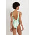 River Island Green Bright Strappy Wrapover Swimsuit size 14 NWT NEW