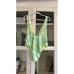 River Island Green Bright Strappy Wrapover Swimsuit size 14 NWT NEW