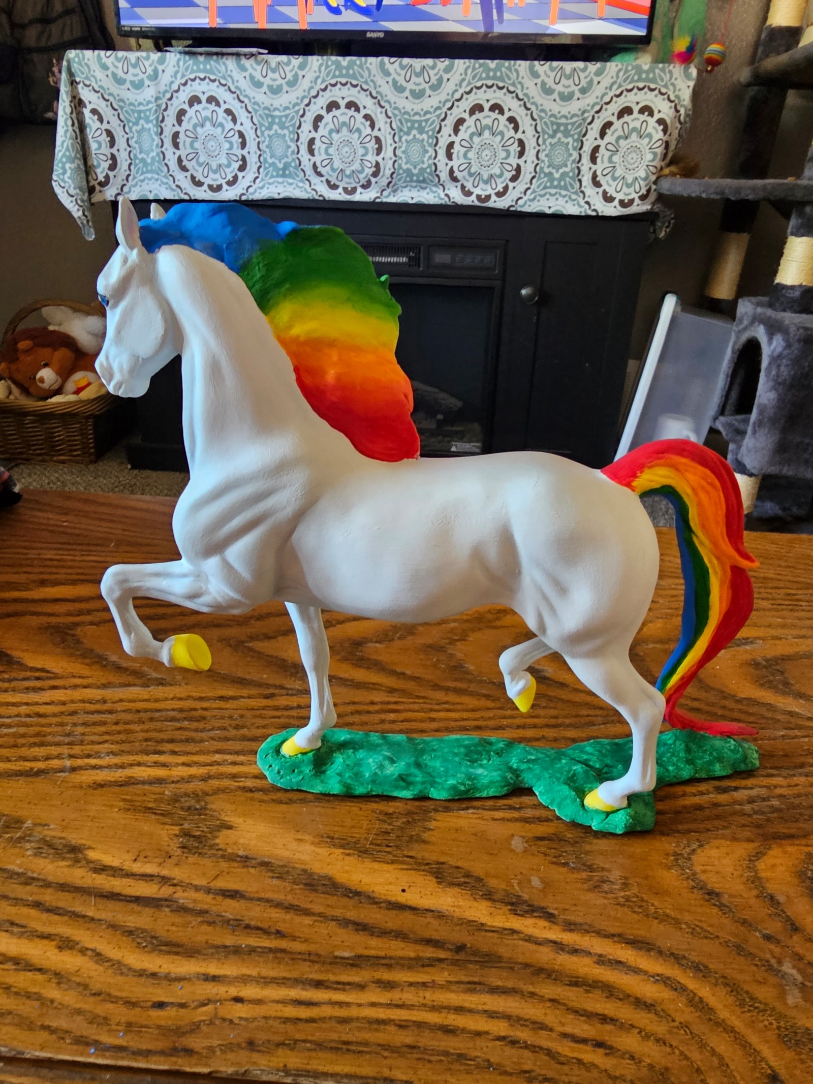 Custum beryer horses handed painted