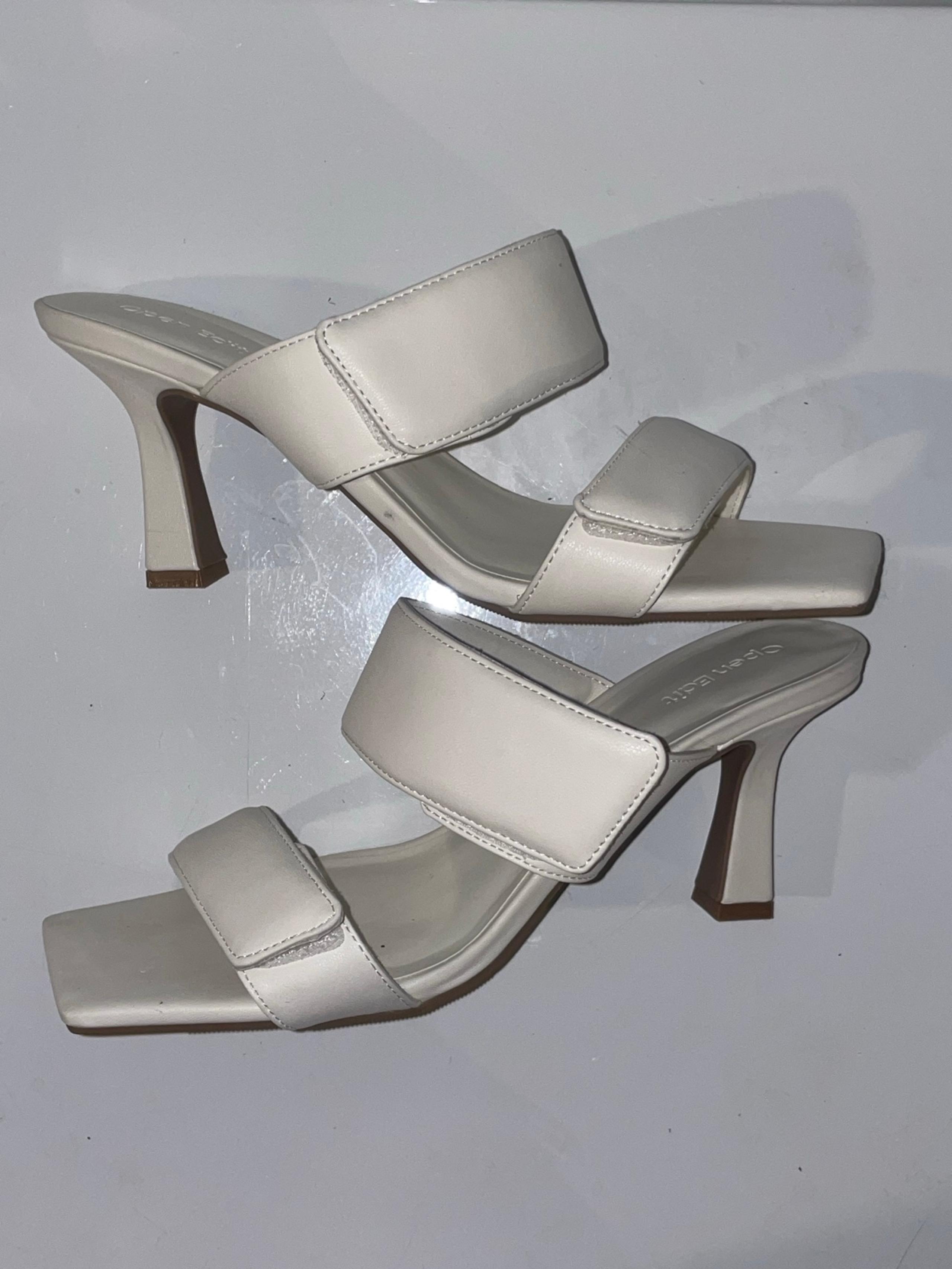 Nordstrom White heel sandals