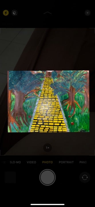 Forest canvas painting
