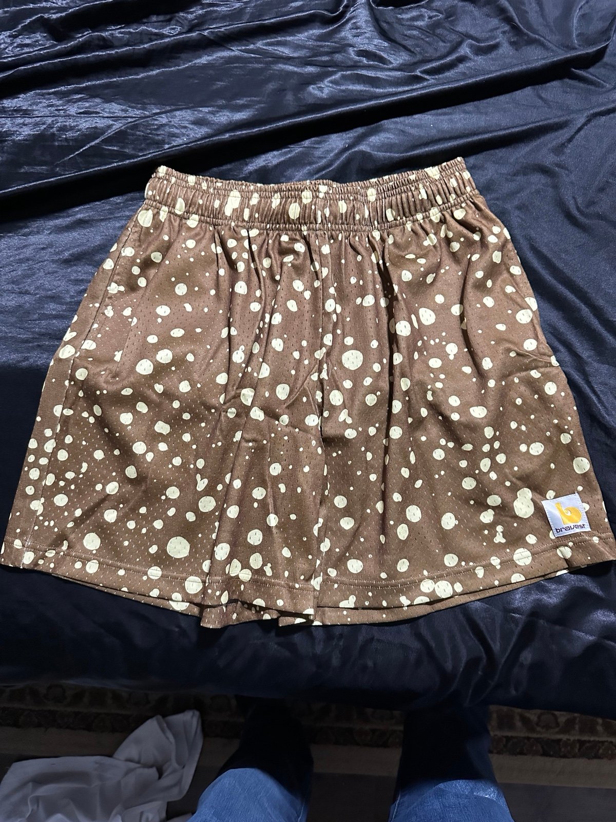 Bravest Studios Tan PolkaDot Shorts