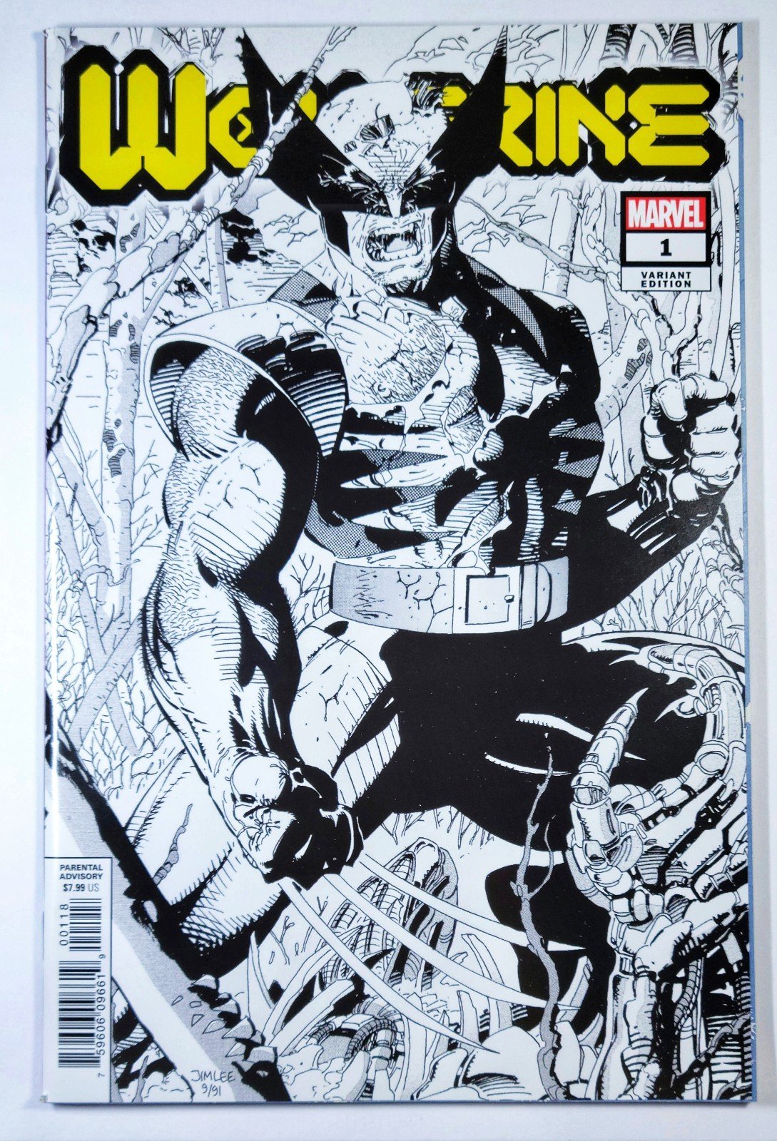Wolverine #1 (2020) (1:500 Incentive Hidden Gem Sketch Variant) (Jim Lee)
