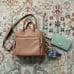 Ayla & Co Brown Mini Bag + Wipe and Pacifier Holder
