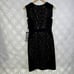 Adrianna Papell Lace Overlay Block Black Sleeveless Sheath Dress Size 4 NWT 140