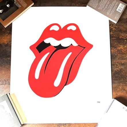 NM Rolling Stones 1995 Official Poster Vintage Tongue Logo TM, 23 x 27 Approx.