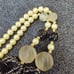 Vintage black onyx pendant necklace necklace
