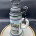 Karl Rau German Regimental Reserve Lithophane Beer Stein with Train Lid 10”