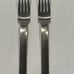 2 Retroneu SCAN Dinner Forks 7-5/8 Stainless
