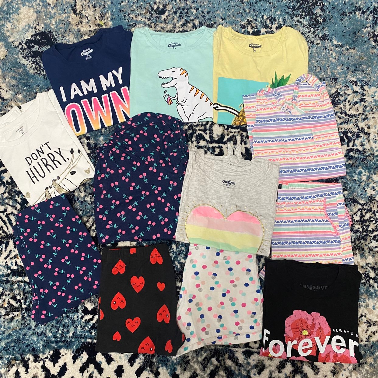 Girls 12 Piece Bundle Size 14