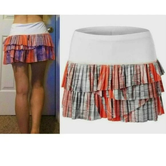 NWT Lucky in love Pleated Tennis Skort Skirt w/ Shorts S Small