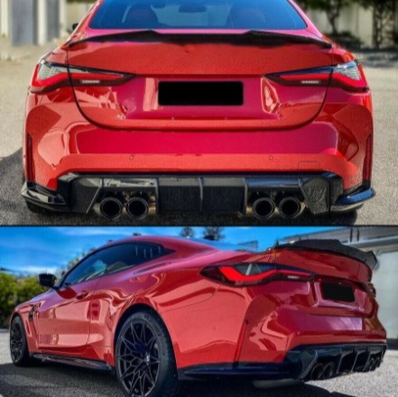 NEW 2021-2022 BMW G22 4 SERIES 430i G82 M4 PSM Real Carbon Fiber Trunk Spoiler