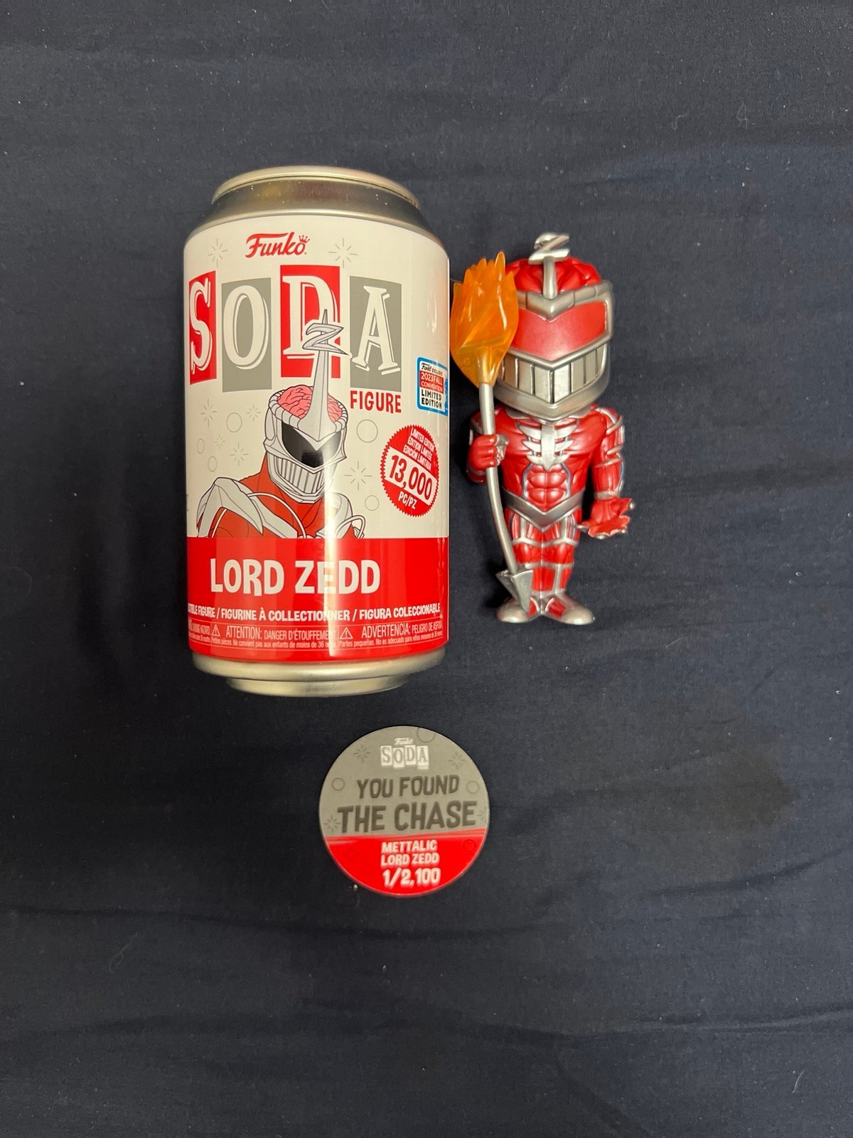 Power Rangers: Lord Zedd Chase Funko Soda *MINT*