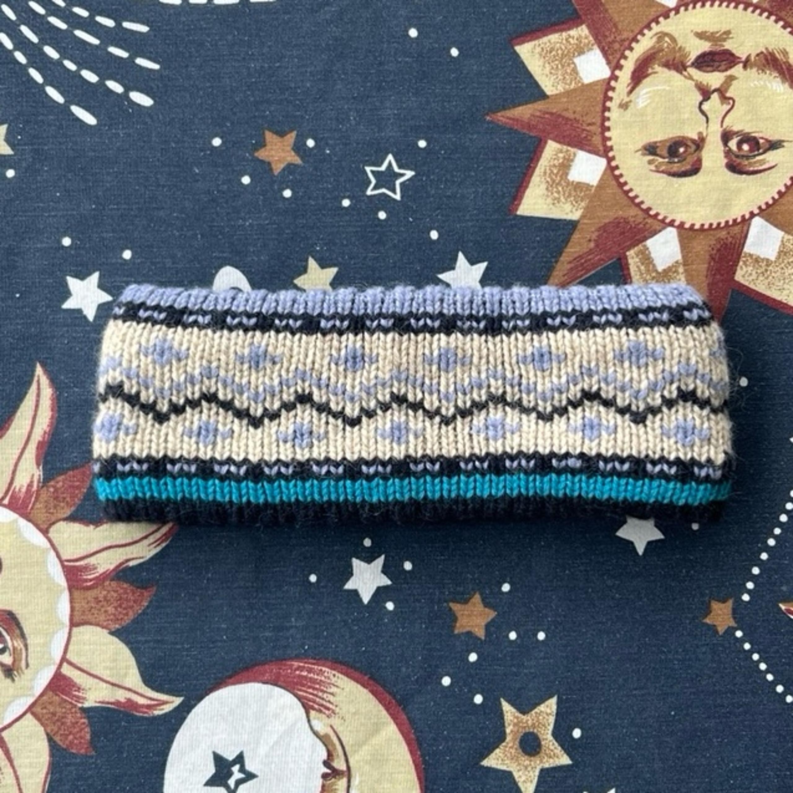 Berkshire Wool Blend Knit Fair Isle Winter Headband Women’s Small