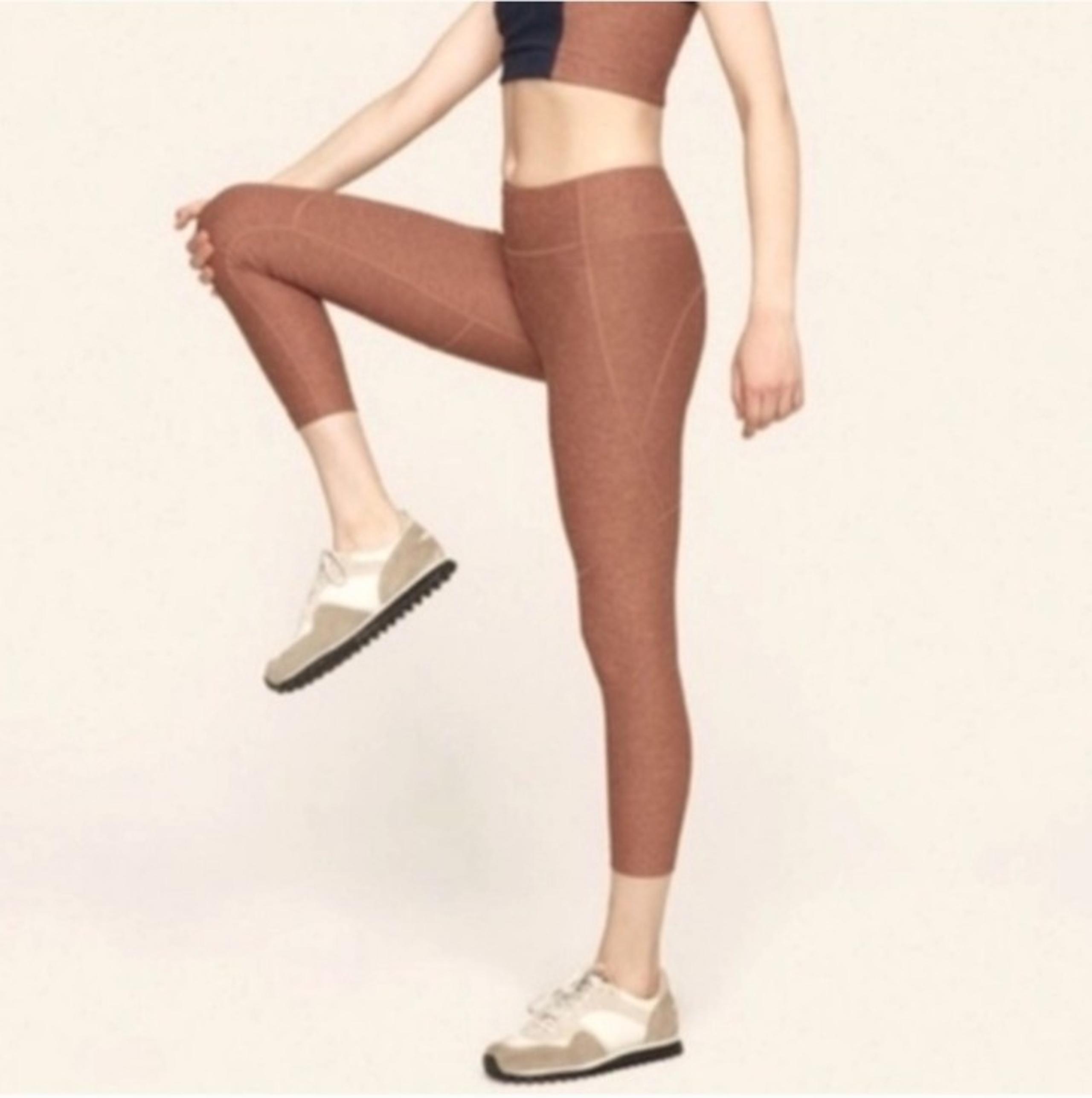 OUTDOOR VOICES Santa Fe Space Dye Warmup Cropped Leggings