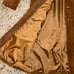 Margaret Godfrey Brown Suede Leather Floral Embroidered Coat Womens Size 6