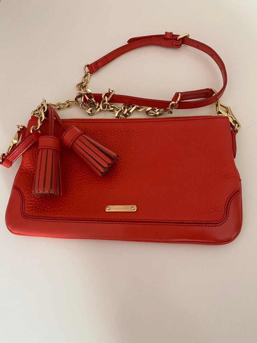 Burberry leather crossbody bag