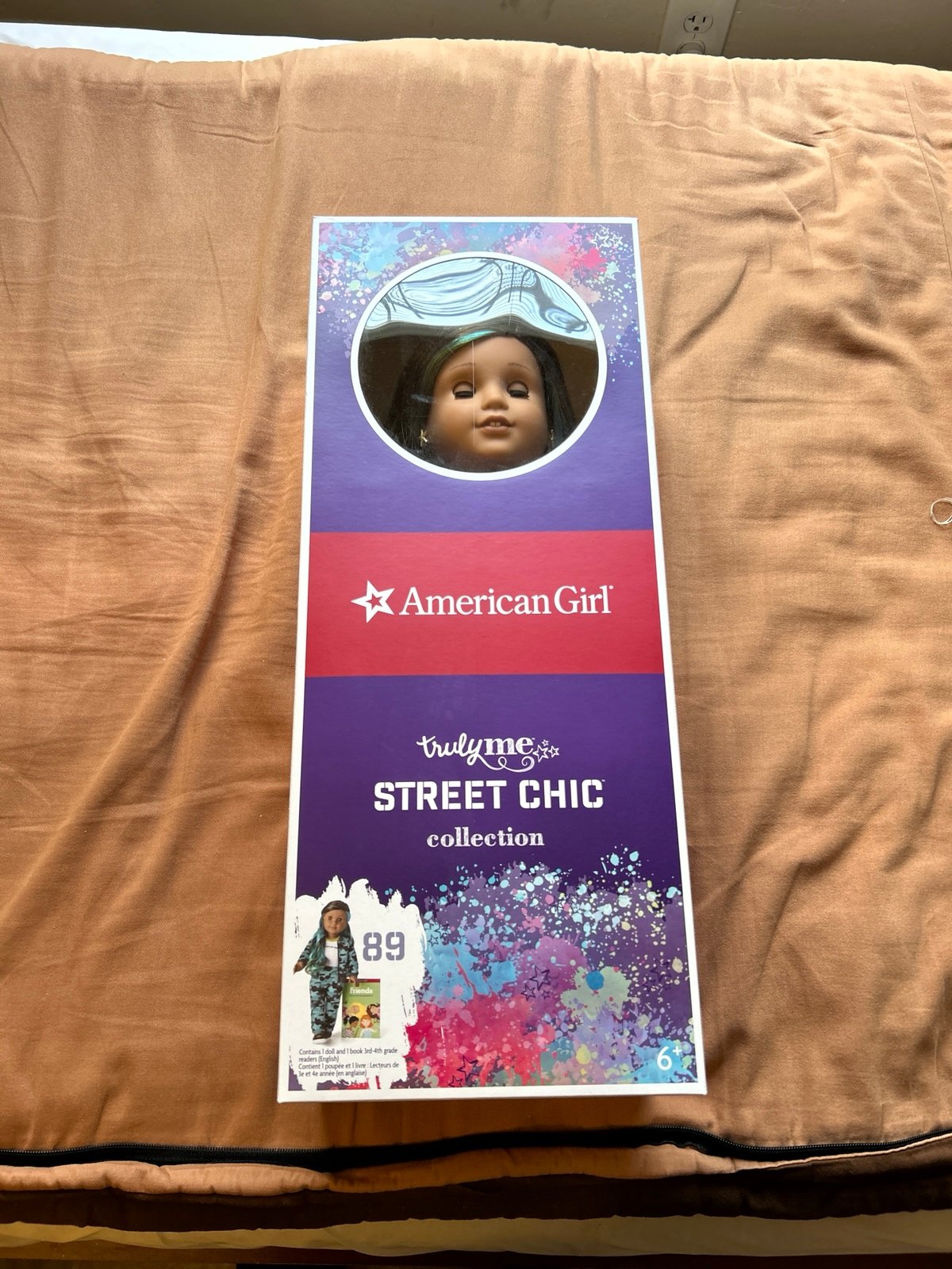 American Girl- blue and green highlights