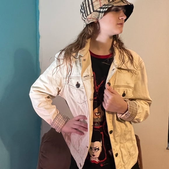 BURBERRY Denim BUTTON UP vintage jacket