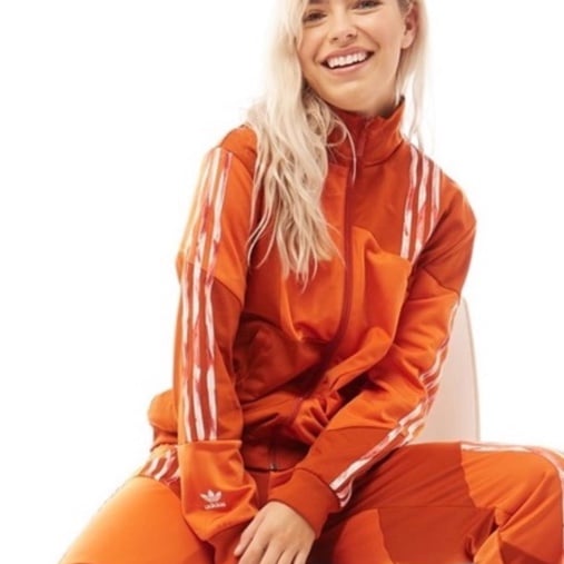 Adidas DC Firebird Track Top Orange size L