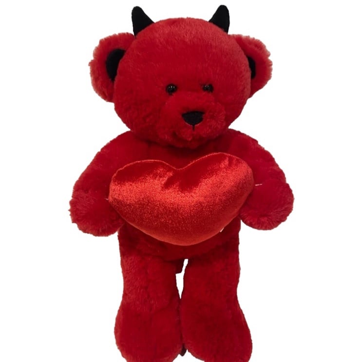 Build A Bear Red Hot Hugs Stuffed Plush Valentine's Day Teddy Heart wristy Mint