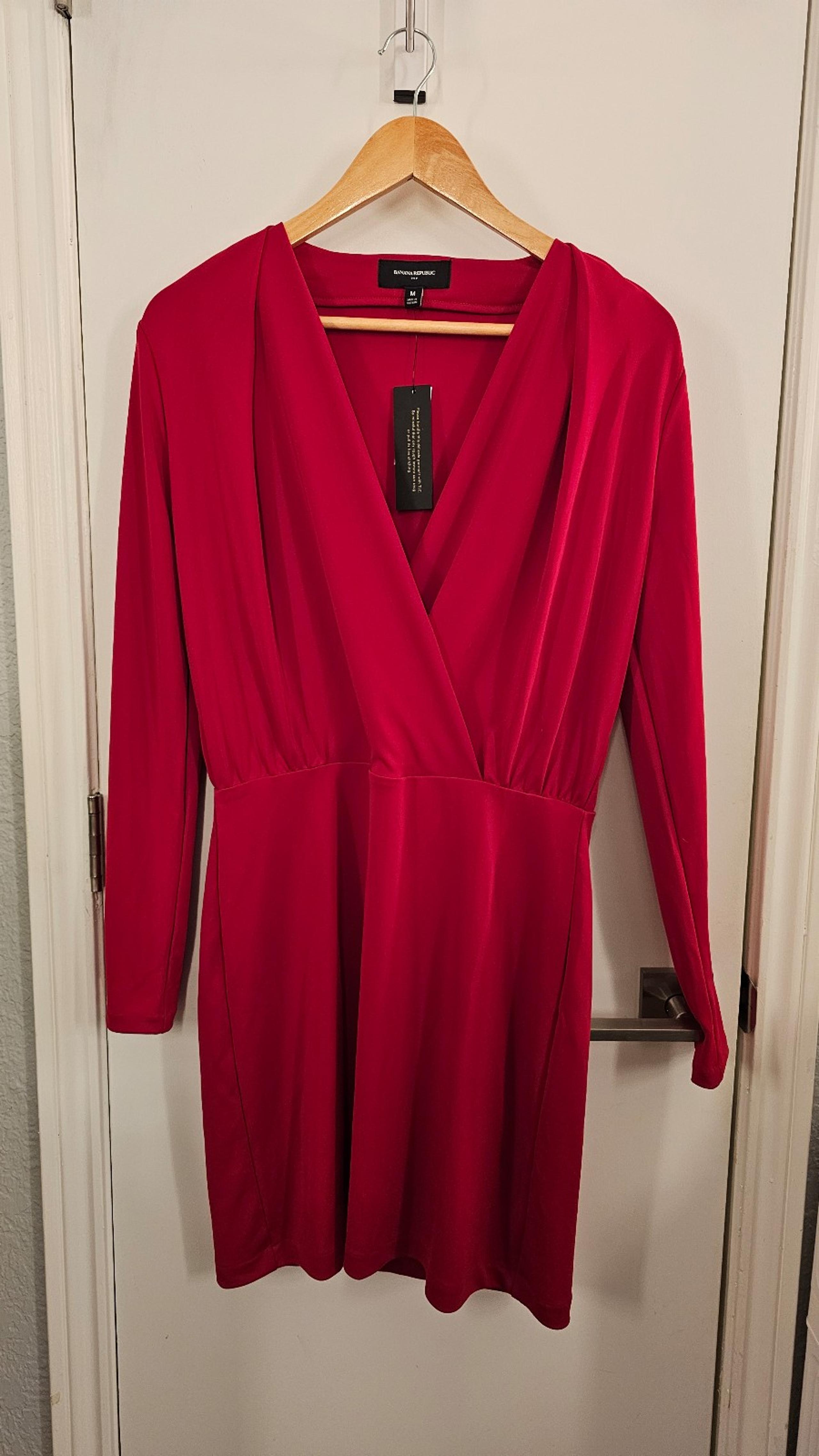 Faux Wrap Mini Dress - Banana Republic NWT M