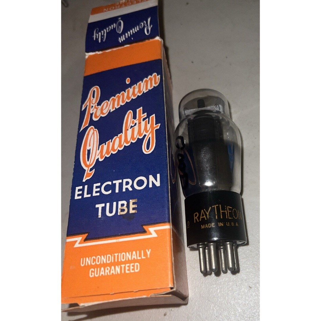 RAYTHEON Radio Audio Amp Output Vacuum