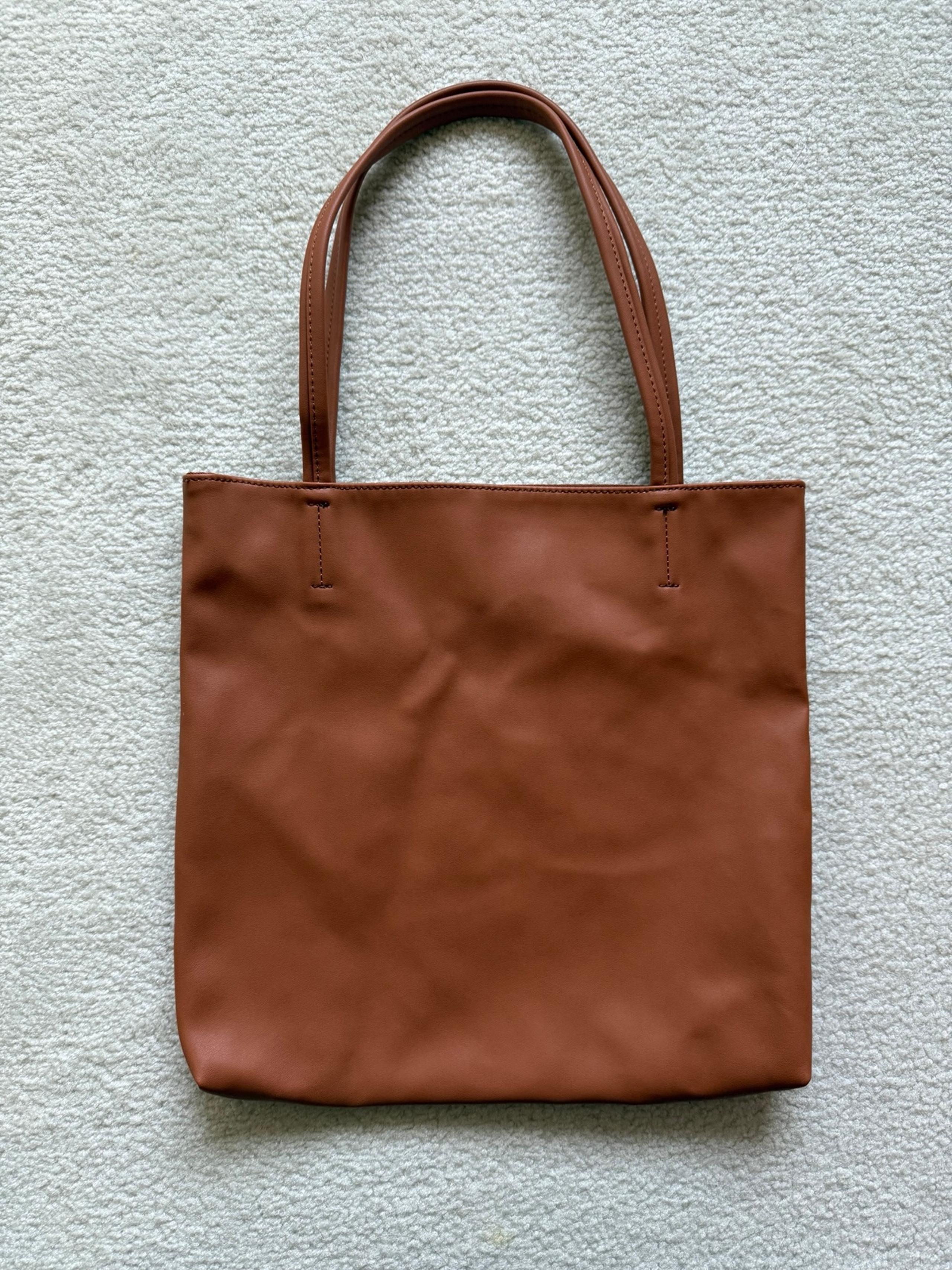 Vintage Faux Leather Forever 21 Tote Bag