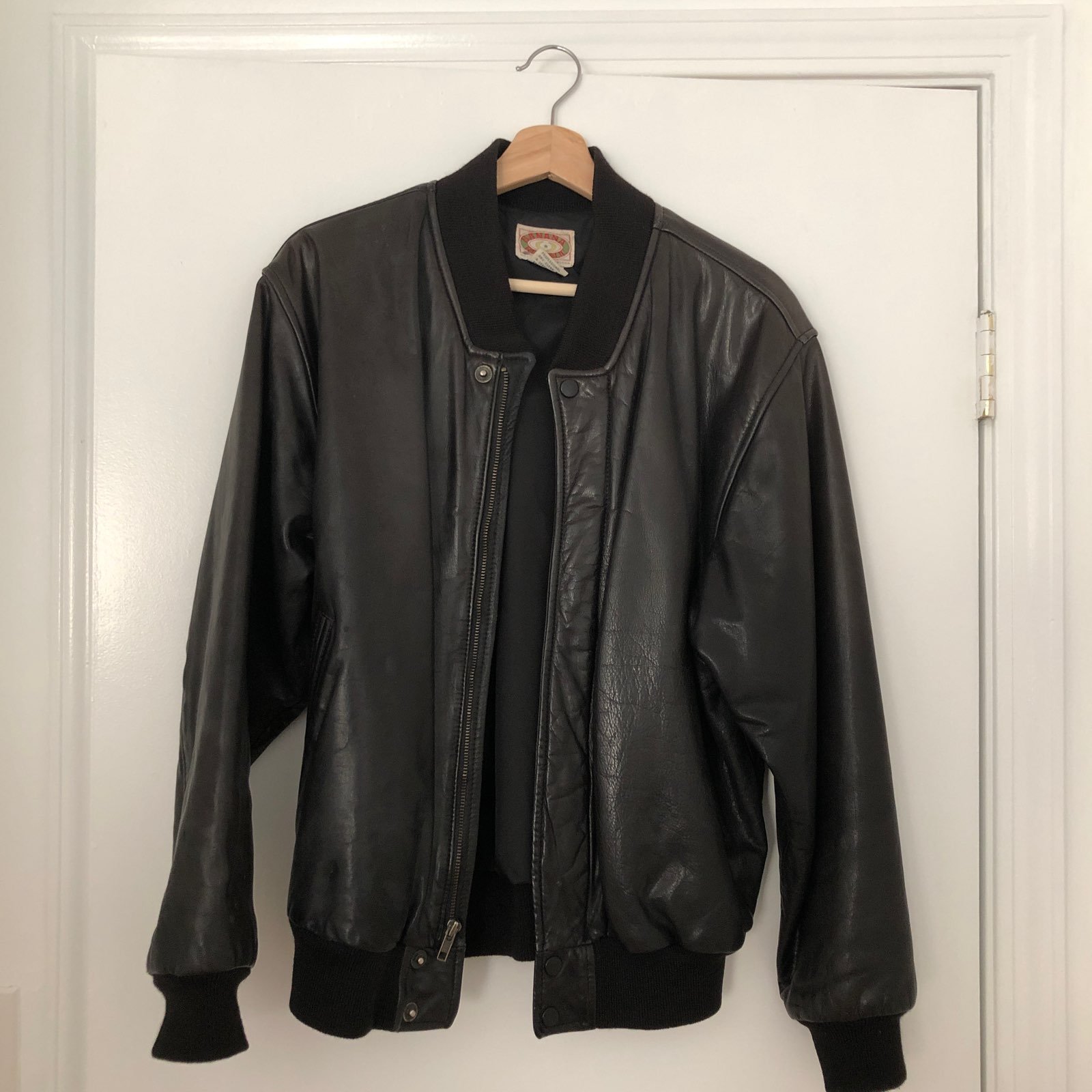 Vintage Leather Jacket Banana Republic