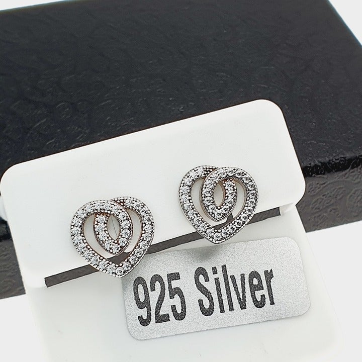 925 sterling silver luxury CZ earrings for women/girls, Best for gift, RJUS2183