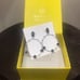 NWT Kendra Scott Rhodium Plated Sheila Hoop Earrings in Black!