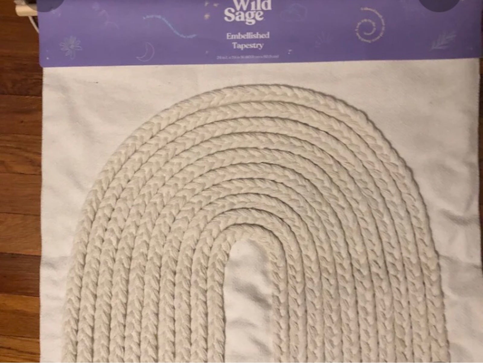 Wild Sage™ Macrame 24-Inch x 24-Inch Embellished Tapestry Wall Decorative 2 pk