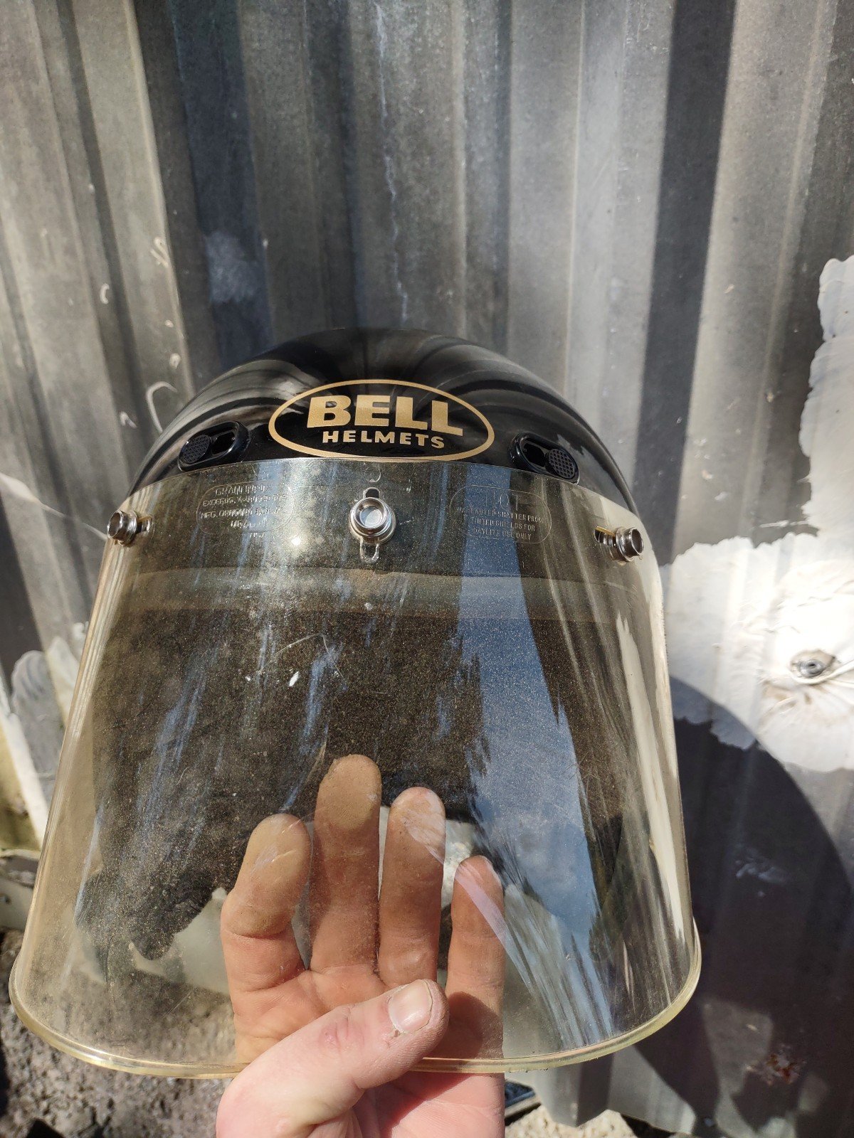 Bell racing helmet
