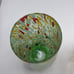 CC Zecchin style Murano Italy set of 2 rainbow confetti milifiori glasses