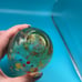 CC Zecchin style Murano Italy set of 2 rainbow confetti milifiori glasses