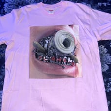 Supreme Braces pink shirt