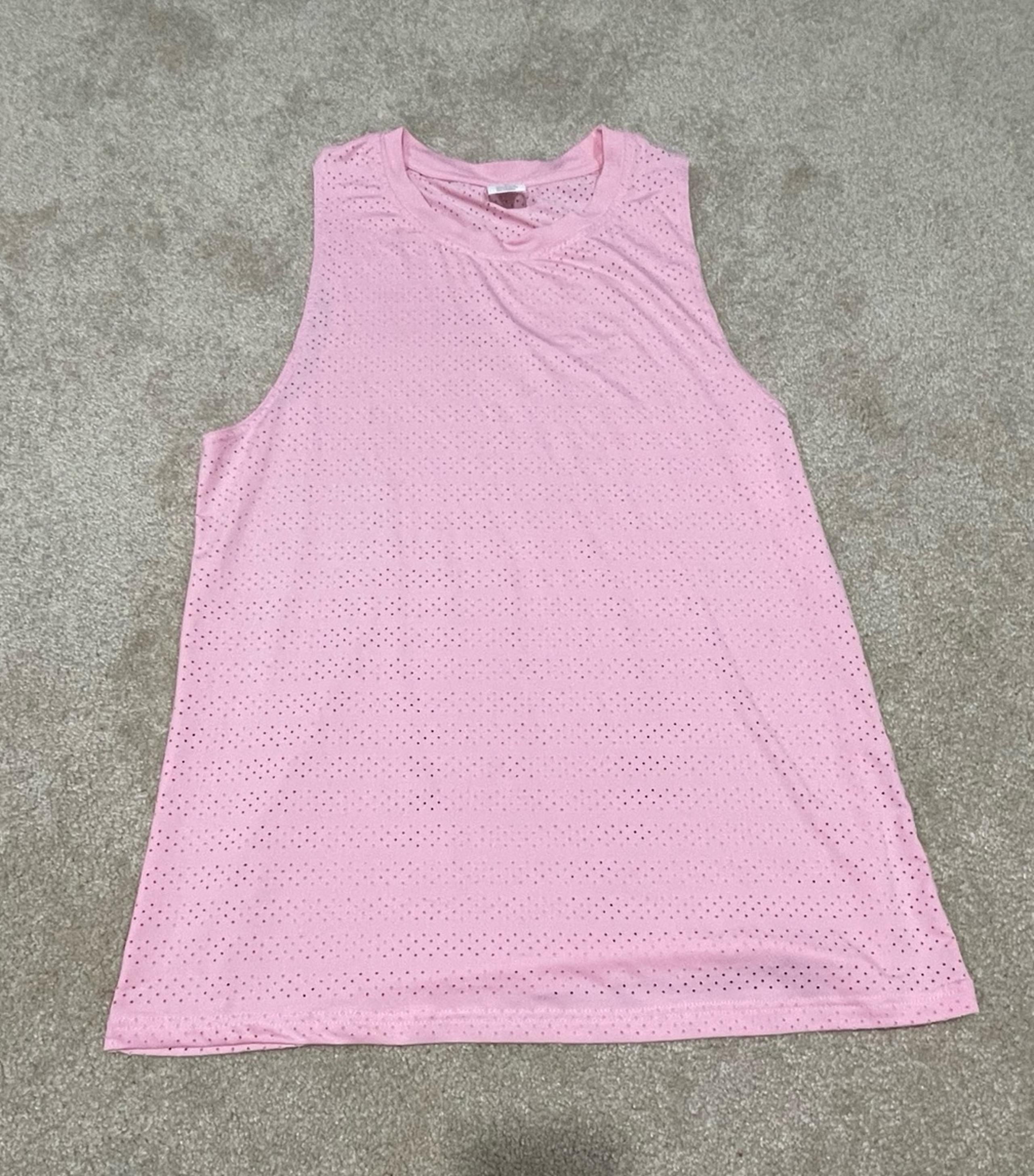 Zyia Active Size XL Women's Pink Breathable Chill Tank