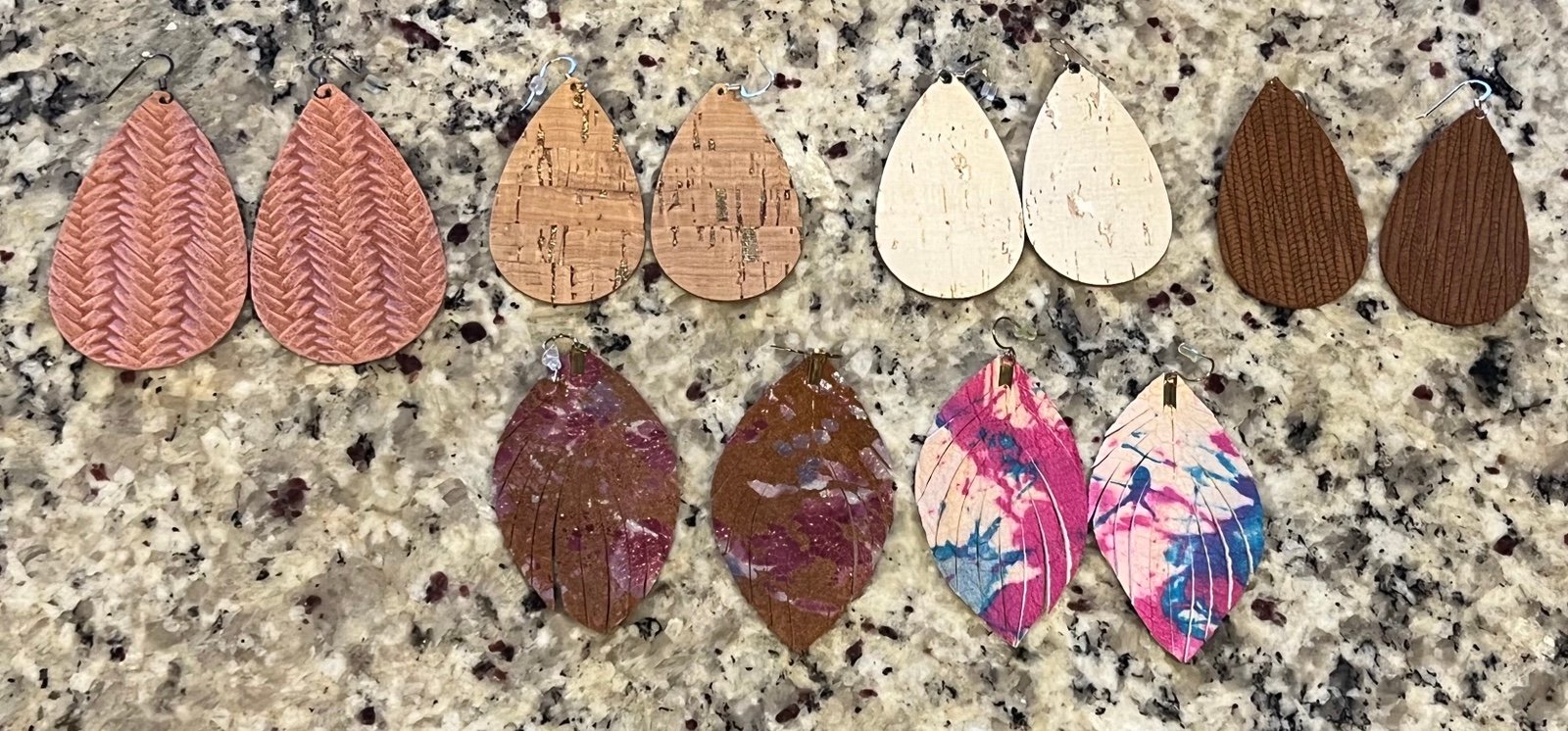 4 pair of Nickel & Suede and 2 pair of Mia K Designs earrings