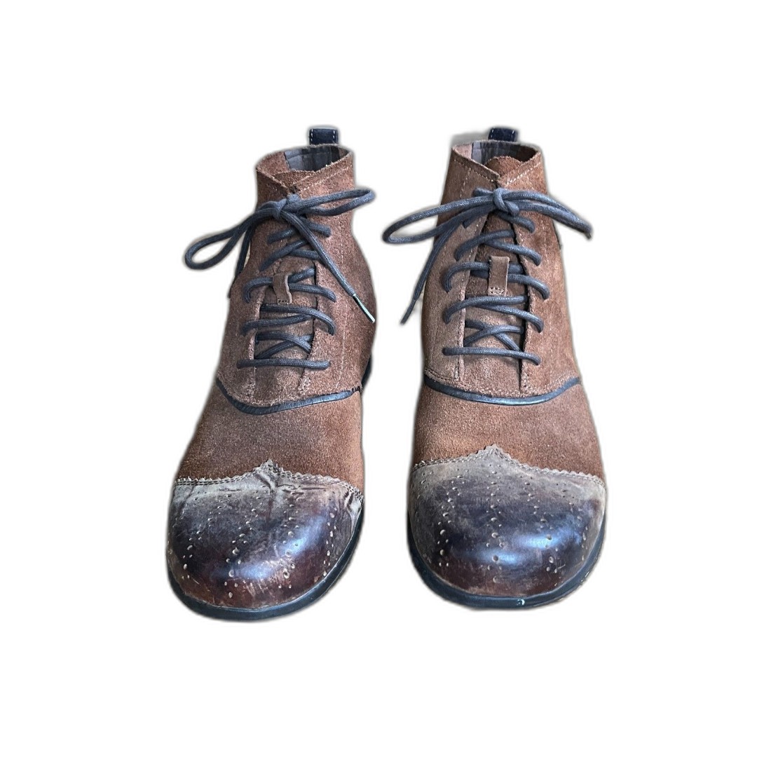 Sorel Brown Suede Greely Oxford Brogue Boots Shoes Mens Size 10.5