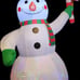 6 FT Christmas Inflatable Snowman, Blow up Decoration with lights/music